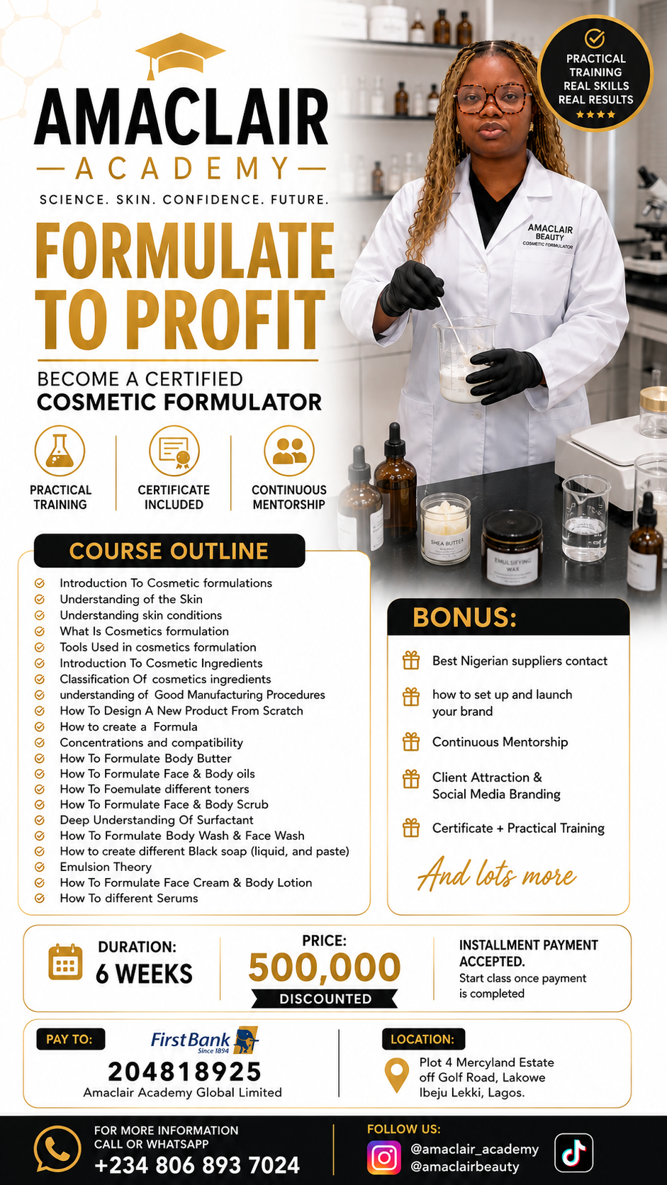 formulate to profit
