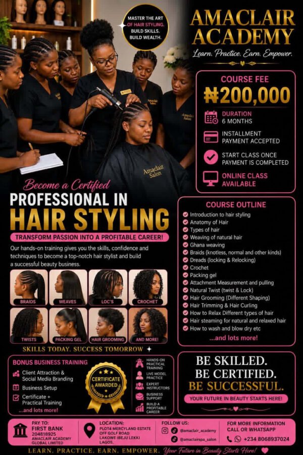 hair styling training