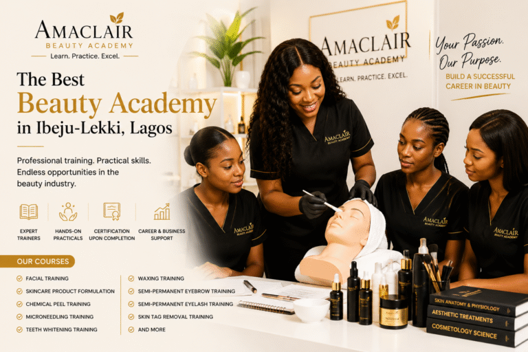 Best Beauty Academy in Ibeju-Lekki Lagos