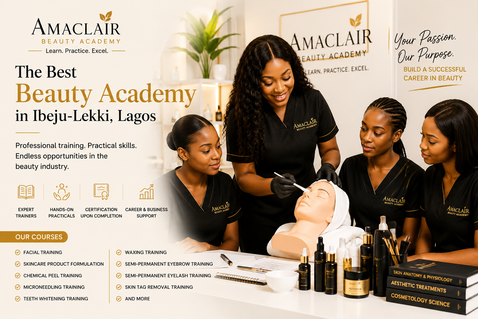 Best Beauty Academy in Ibeju-Lekki Lagos