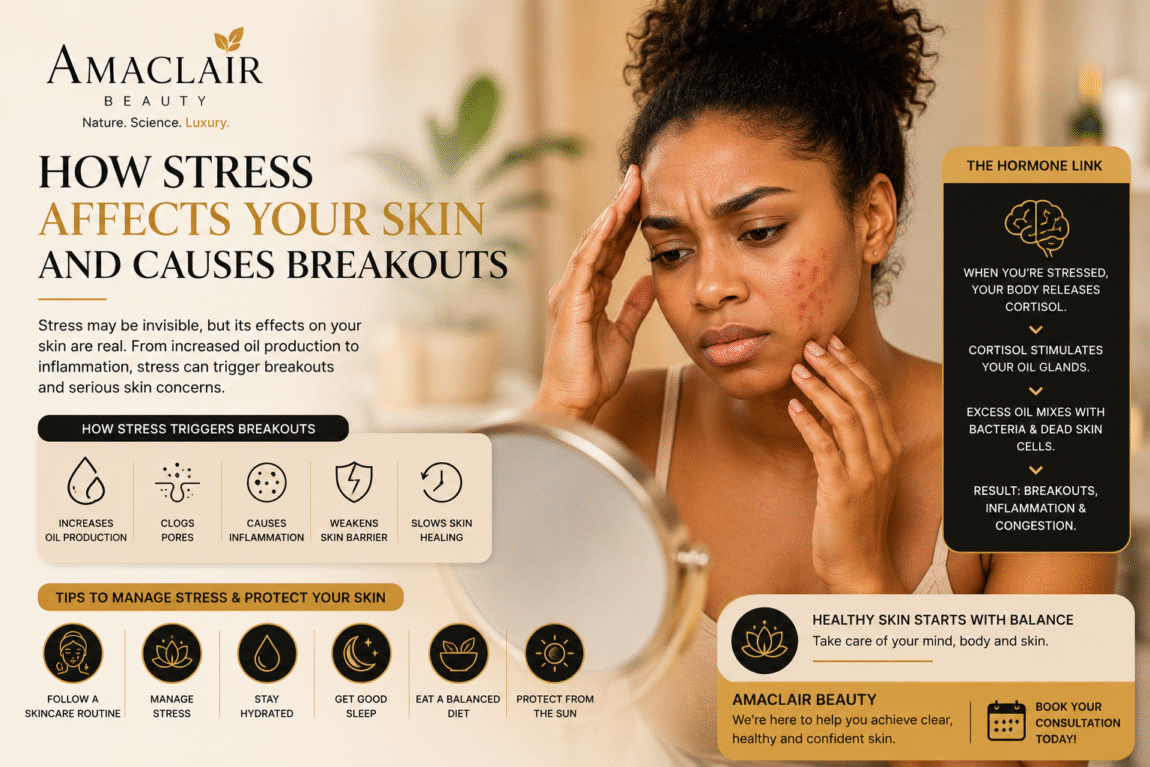 Stress and acne skincare solutions