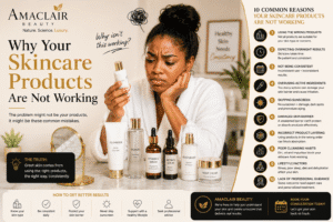 Why skincare products are not working